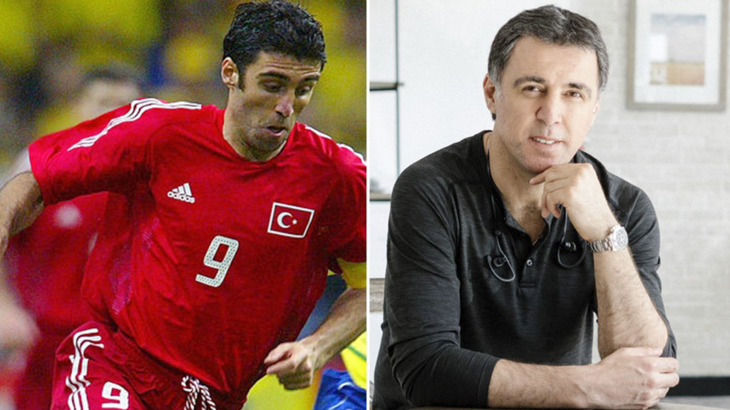 Hakan Şükür è tra i più famosi calciatori turchi del passato, ora è schierato politicamente contro il premier turco